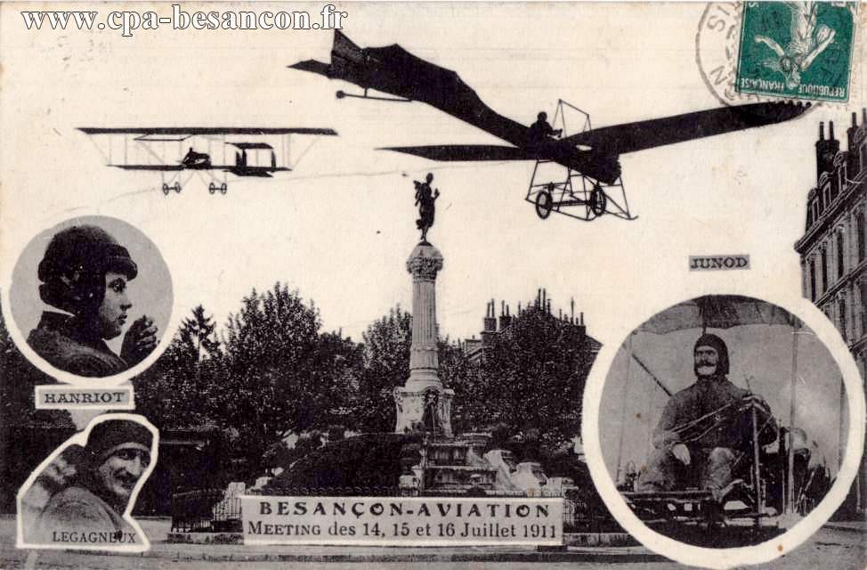 BESANÇON-AVIATION - MEETING des 14, 15 et 16 Juillet 1911